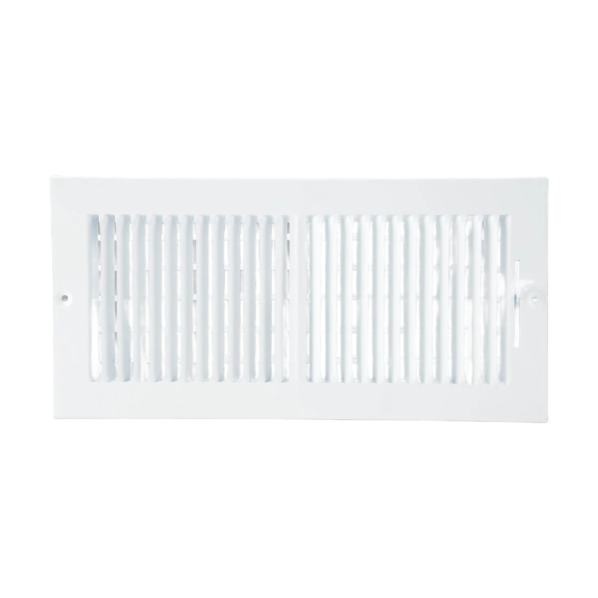 Home Impressions 6 in. x 14 in. Steel Wall Register, White