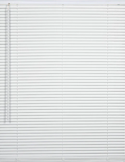 Home Impressions White Vinyl Cordless Mini Blind, 36 x 72 x 1" - Image 2