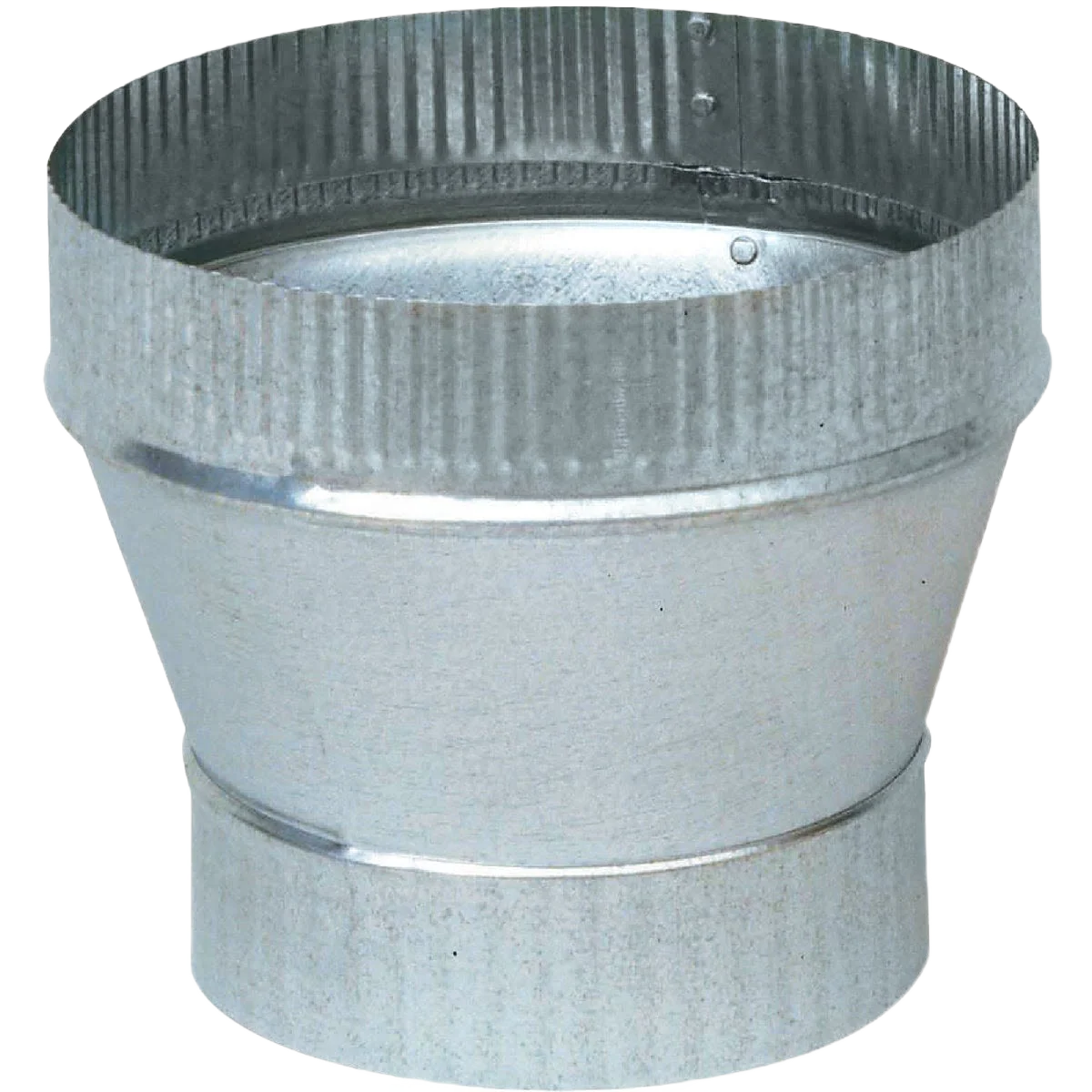 Imperial 24 Ga. Galvanized Increaser, 3 In. x 4 In.