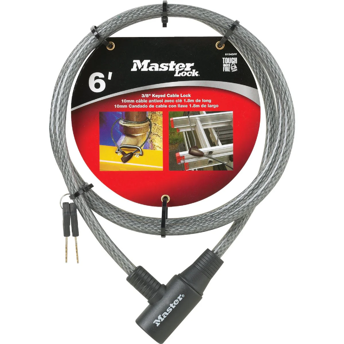 Integrated Keyed Cable Lock