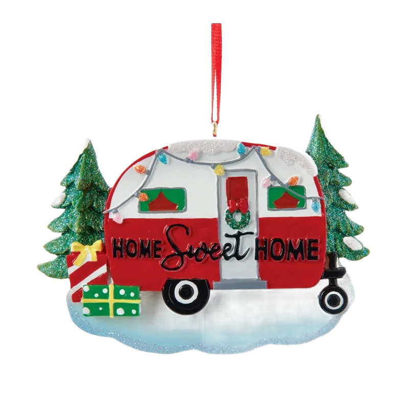 Kurt S. Adler Personalized Home Sweet Home Camper Ornament - Image 2