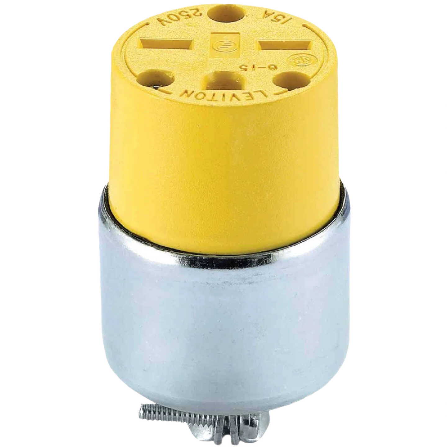 Leviton 15A 3-Wire 2-Pole Armored Cord Connector - Image 4