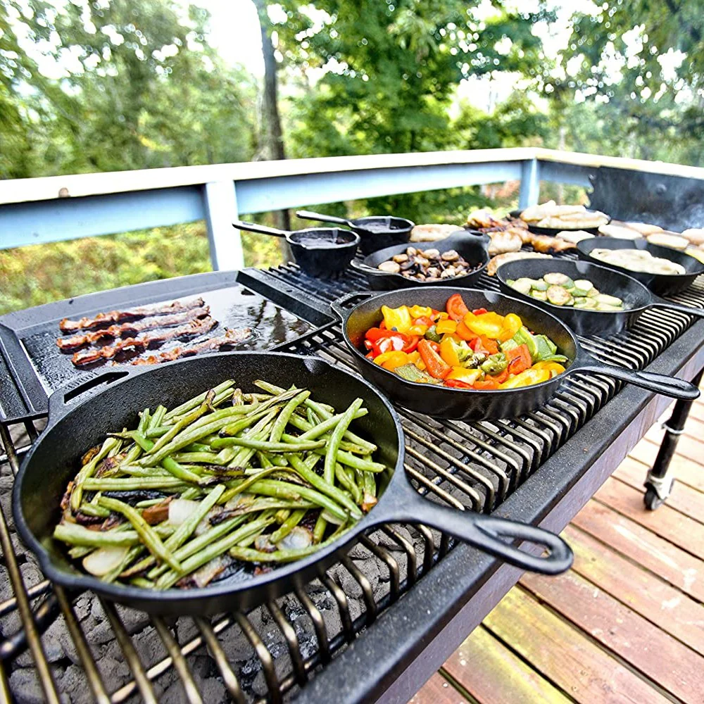 Lodge Cast Iron Deep Skillet - Image 8
