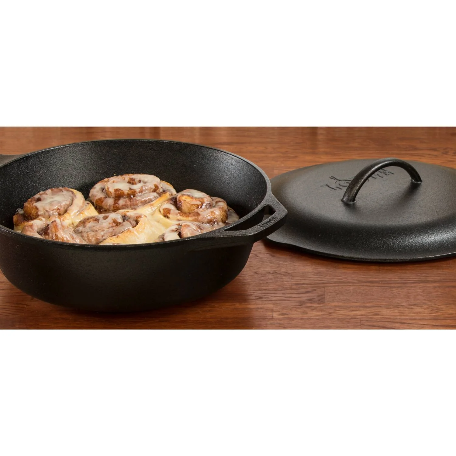 Lodge Logic Cast Iron Chicken Fryer - Image 11