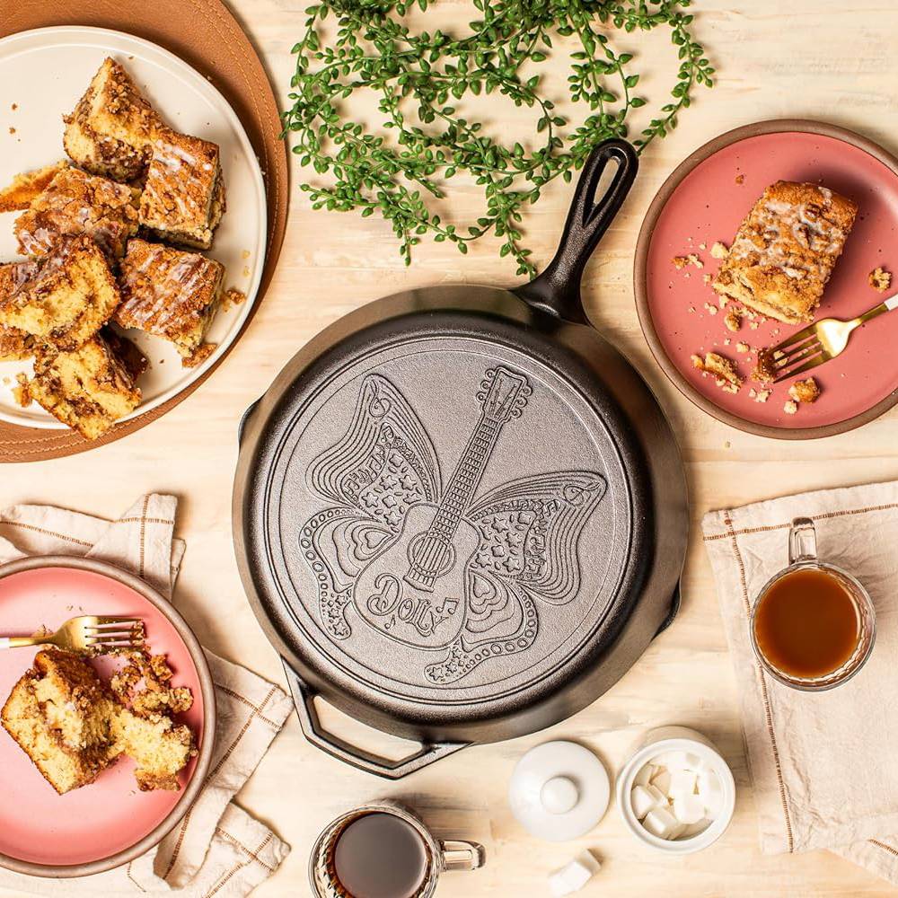 Lodge 'Love is Like a Butterfly' Dolly Parton Skillet, 12" - Image 6