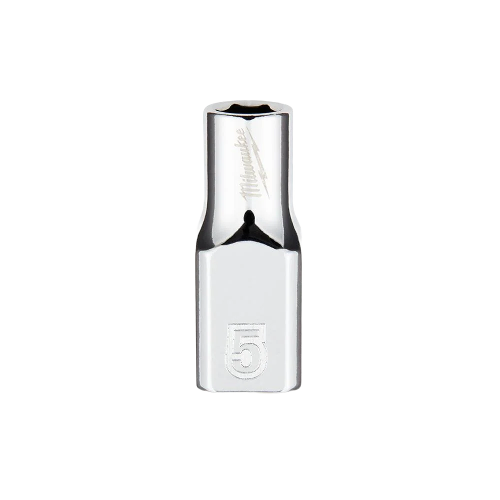 Milwaukee 1/4" Drive 5-mm 6-Point Socket w/ FOUR FLAT™ Sides
