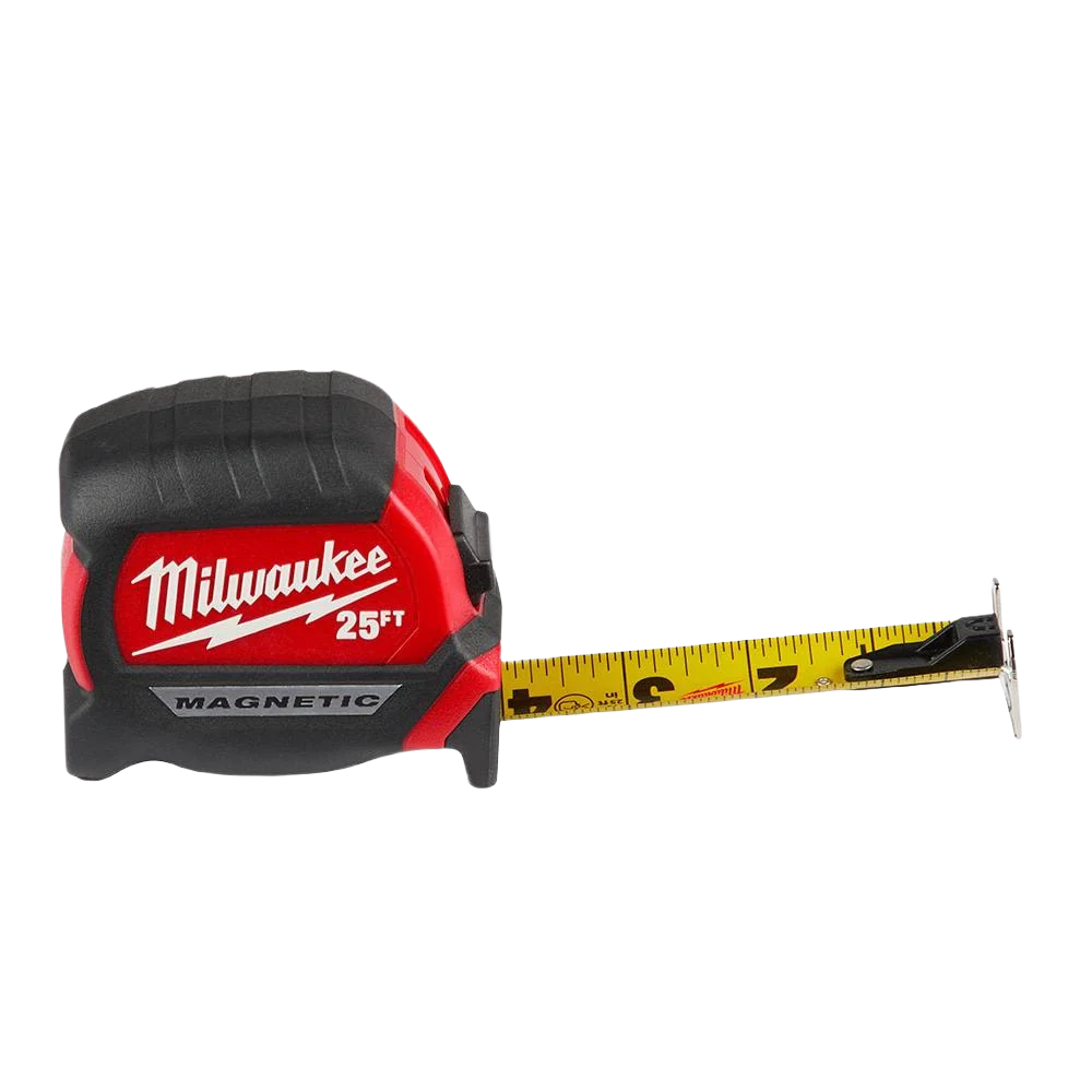 Milwaukee 25' Compact Wide Blade Magnetic Tape Measure - Image 3