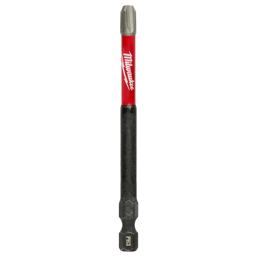 Milwaukee #3 Phillips SHOCKWAVE™ Impact 3-1/2" Power Bits, 5PK