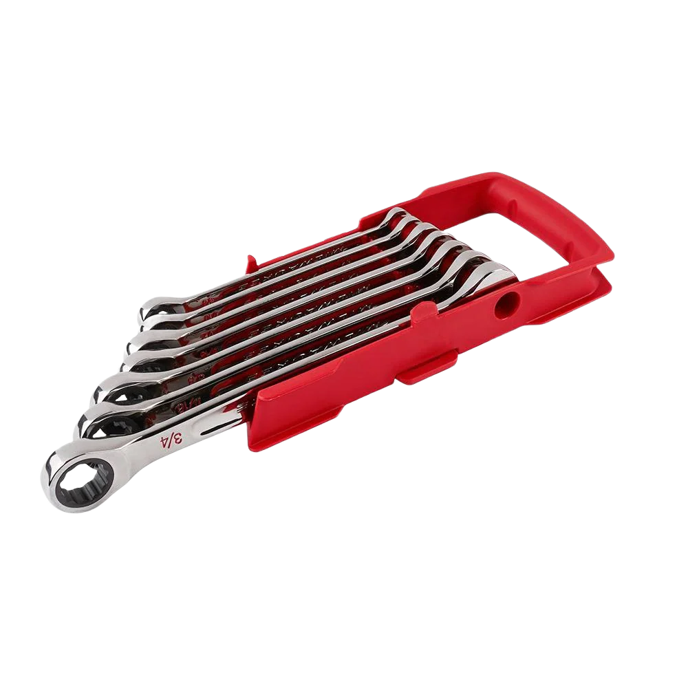Milwaukee 7-PC Ratcheting Combination SAE Wrench Set - Image 2
