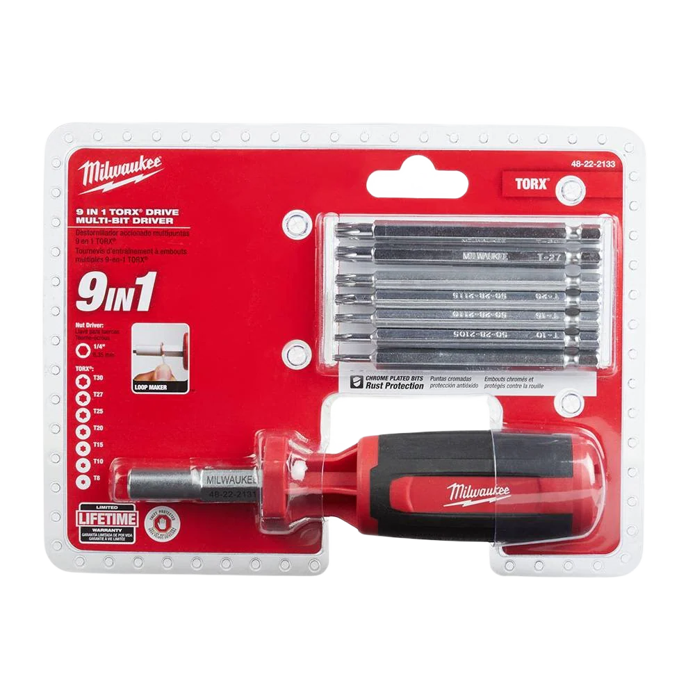 Milwaukee 9-in-1 TORX® Key Drive Multi-Bit Driver - Image 5