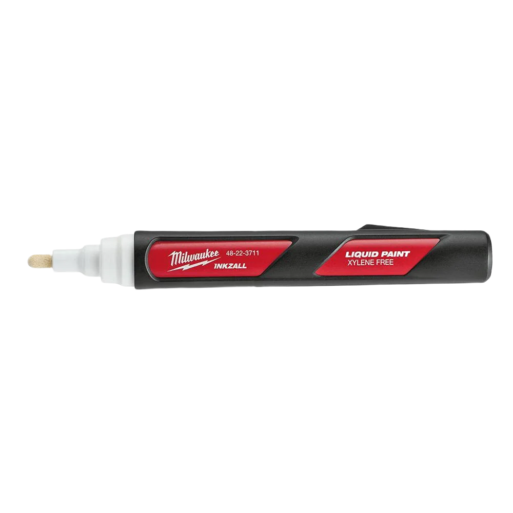 Milwaukee INKZALL™ White Liquid Paint Marker - Image 2
