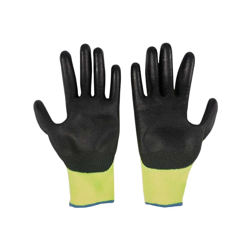Milwaukee Large Hi-Vis Cut Level 2 Polyurethane Gloves - Image 3