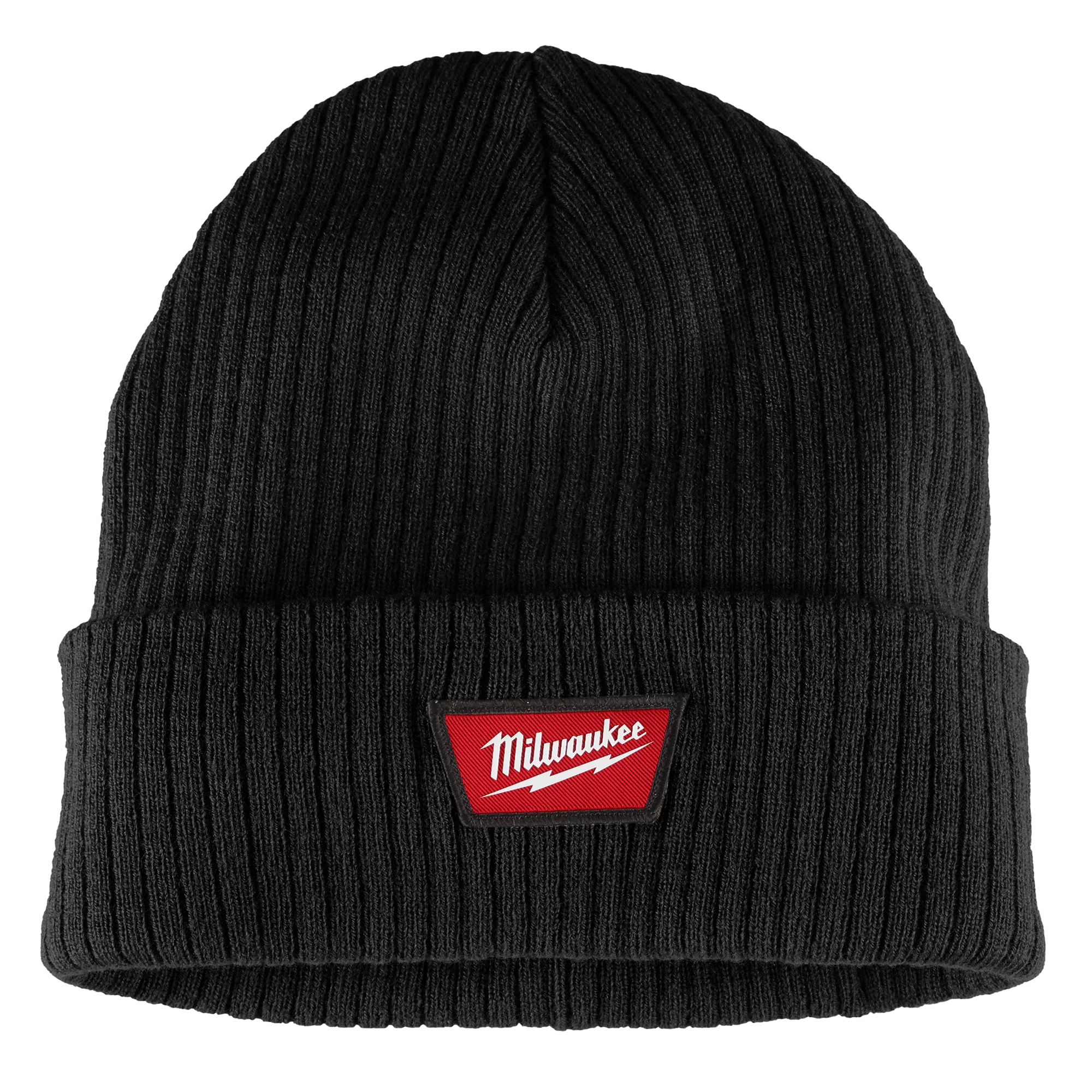 Milwaukee Rib-Knit Cuffed Beanie - Black - Image 2