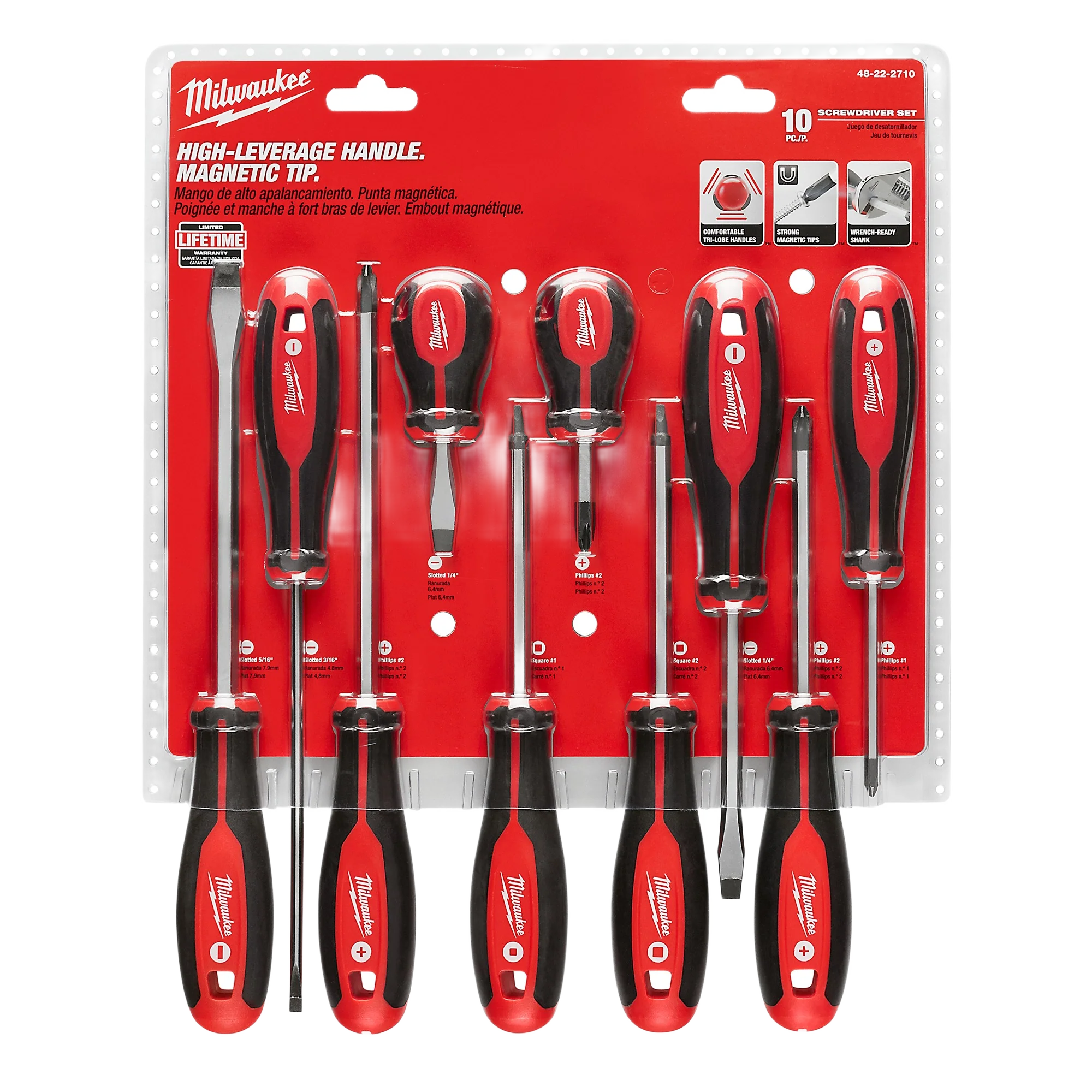 Milwaukee Screwdriver Kit, 10PC - Image 4