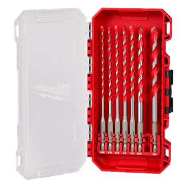 Milwaukee SHOCKWAVE™ 7-PC Carbide Hammer Drill Bits - Image 2