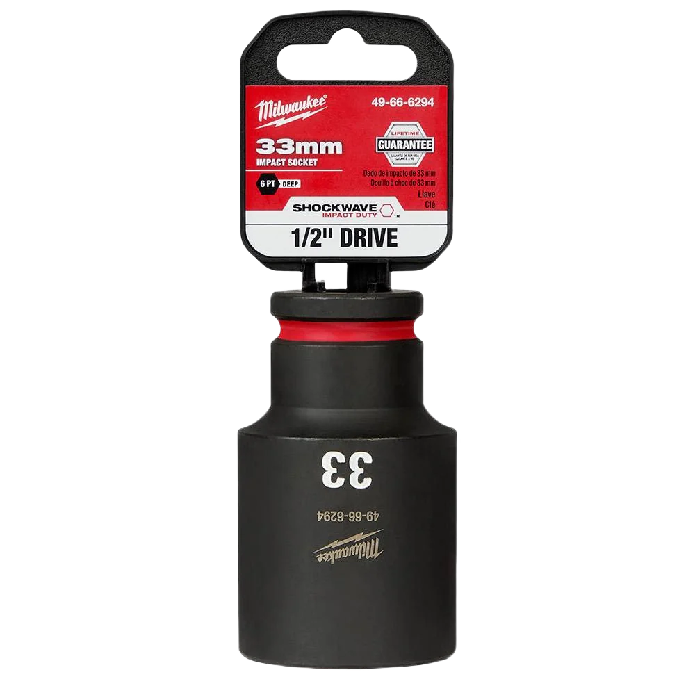 Milwaukee SHOCKWAVE™ Impact Duty™ 1/2" Drive 33-mm Deep 6 Point Socket - Image 2