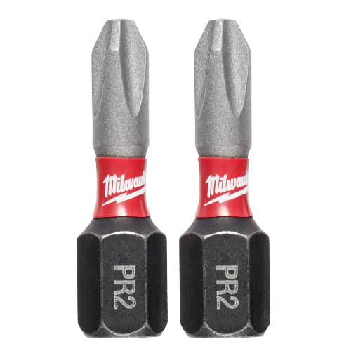 Milwaukee SHOCKWAVE™ Impact Duty™ 1" PH2 Drywall Phillips Bits, 2-Pack