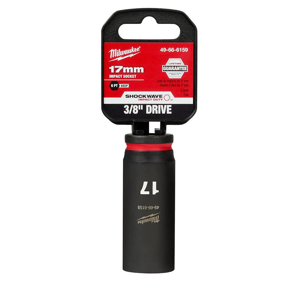 Milwaukee SHOCKWAVE™ Impact Duty™ 3/8" Drive 17-mm Deep 6 Point Socket - Image 2