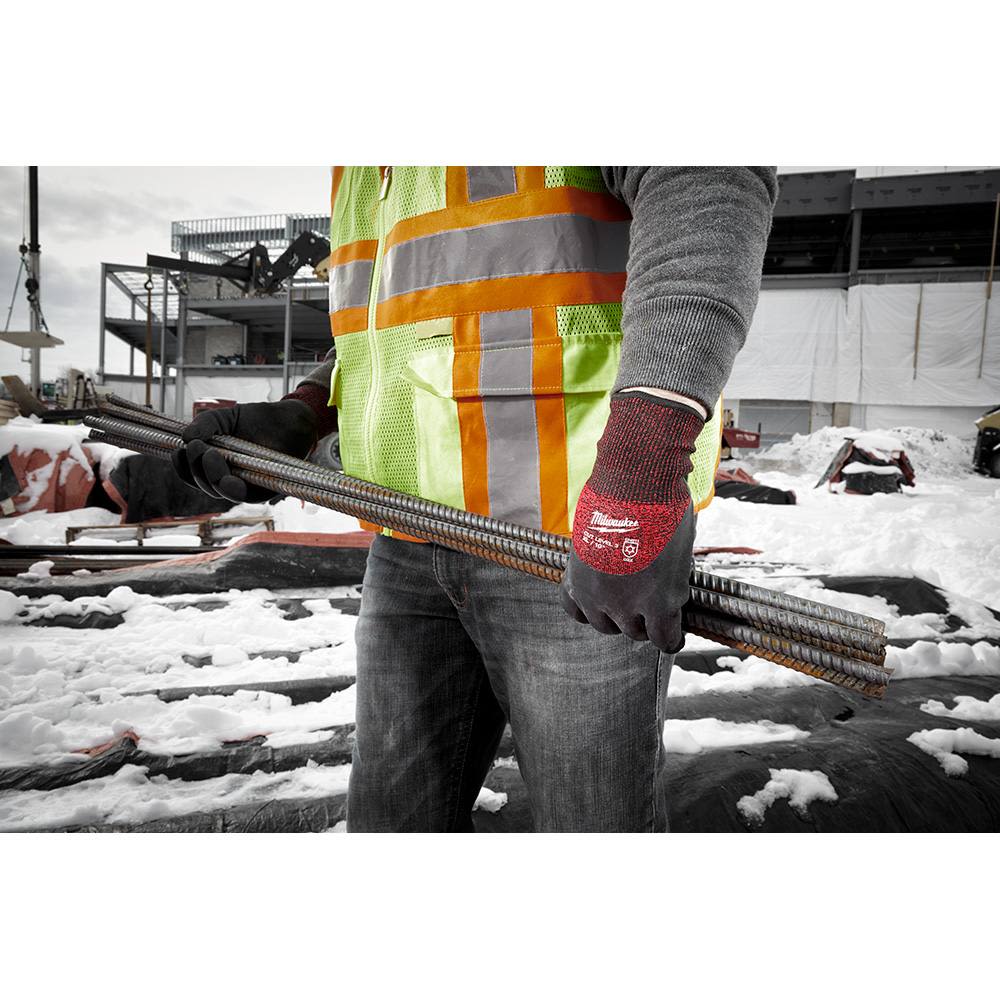 Milwaukee XL Cut Level 3 Winter Dipped Gloves - Image 2