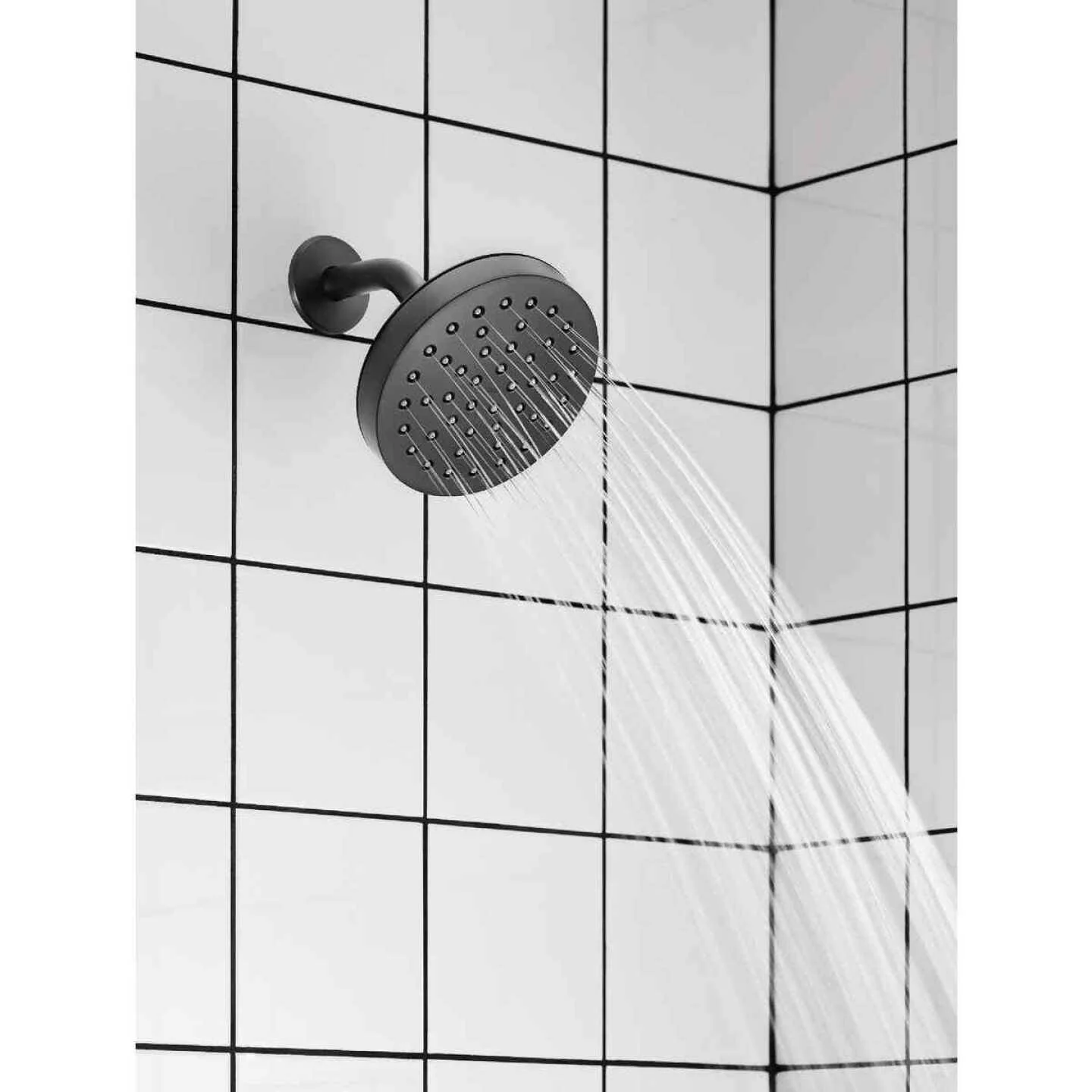 Moen Matte Black Single Handle Tub & Shower Trim - Image 3