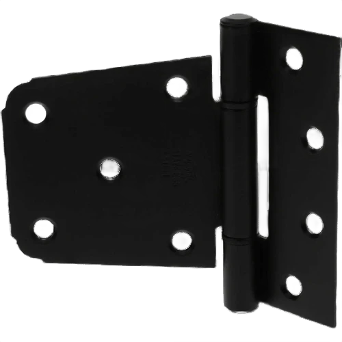 National Hardware 3-1/2" Matte Black Extra Heavy-Duty Steel Gate Hinge