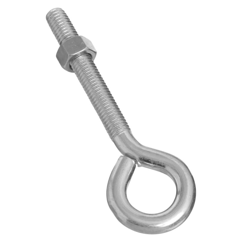 National Hardware 1/2" x 6" Zinc Eye Bolt with Hex Nut - Image 2