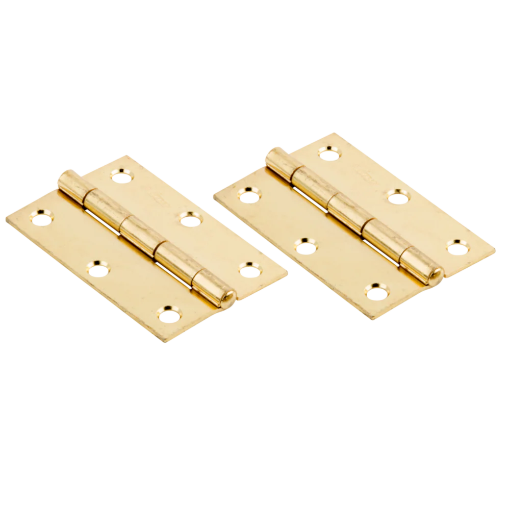National Hardware 3" Brass Tight-Pin Narrow Hinge (2 Count)