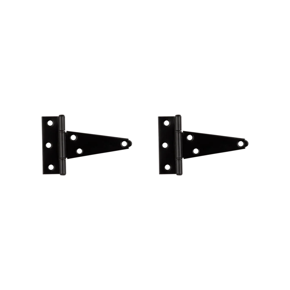 National Hardware 4" Black Heavy-Duty Tee Hinge (2-Pack) - Image 2