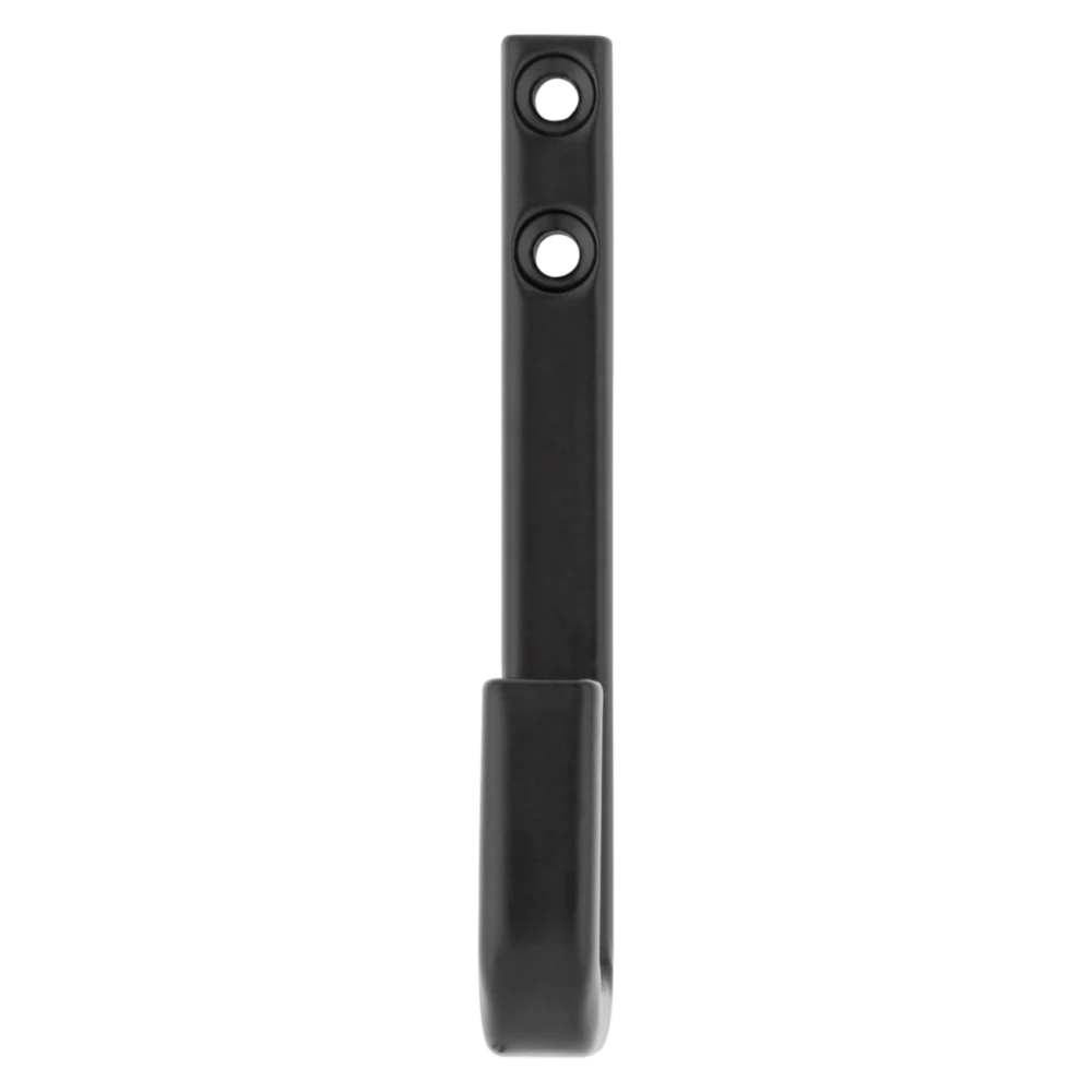 National Hardware 4" Matte Black Reed Modern Hook - Image 3