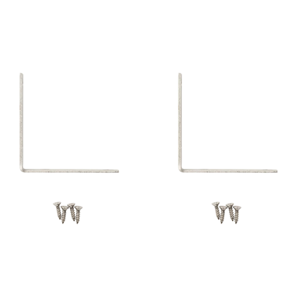 National Hardware 4" x 7/8" Stainless Steel Corner Brace (2-Count) - Image 3