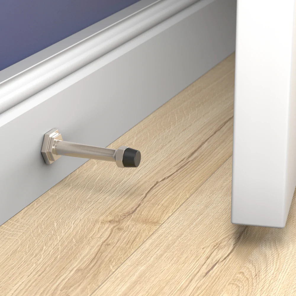 National Hardware Powell 3" Satin Nickel Door Stop - Image 4