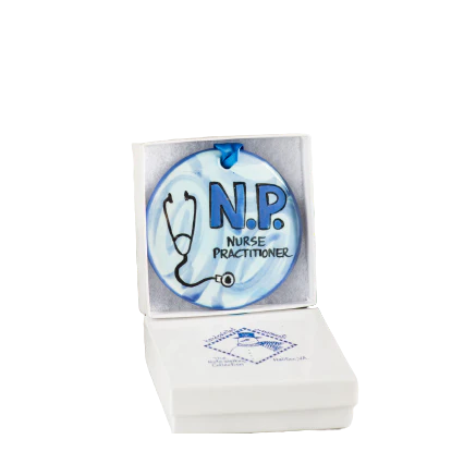 Nola Watkins Collection Personalized Nurse Practitioner Ornament - Image 2