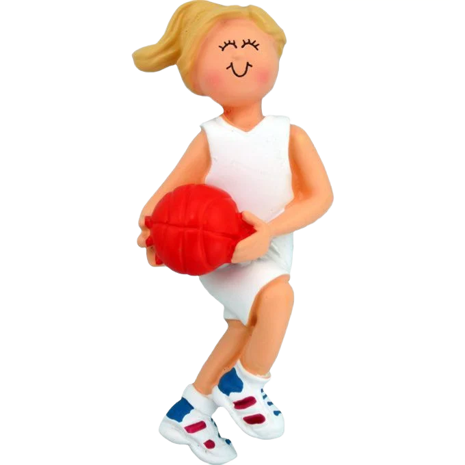 Ornament Central Personalized Blonde Female Basketball Player Ornament - Image 2