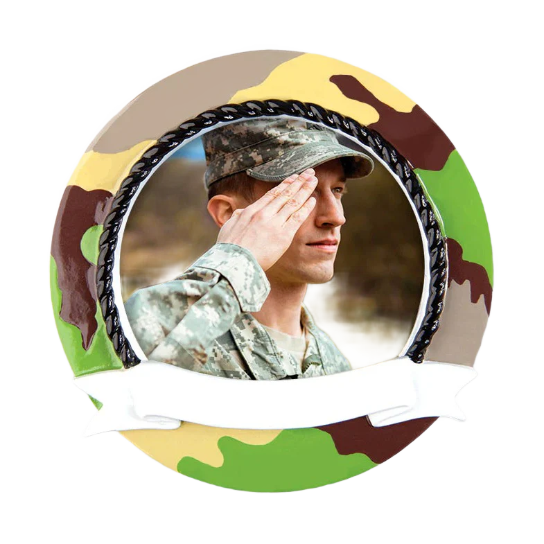 PolarX Personalized Camo Military Ornament - Image 2