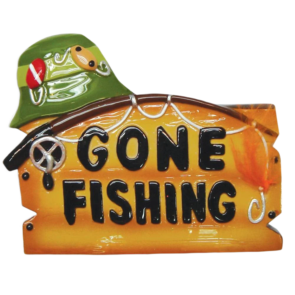 PolarX Personalized Gone Fishing Ornament - Image 2