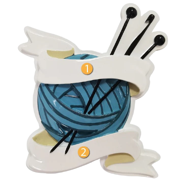 PolarX Personalized Knitting Ornament
