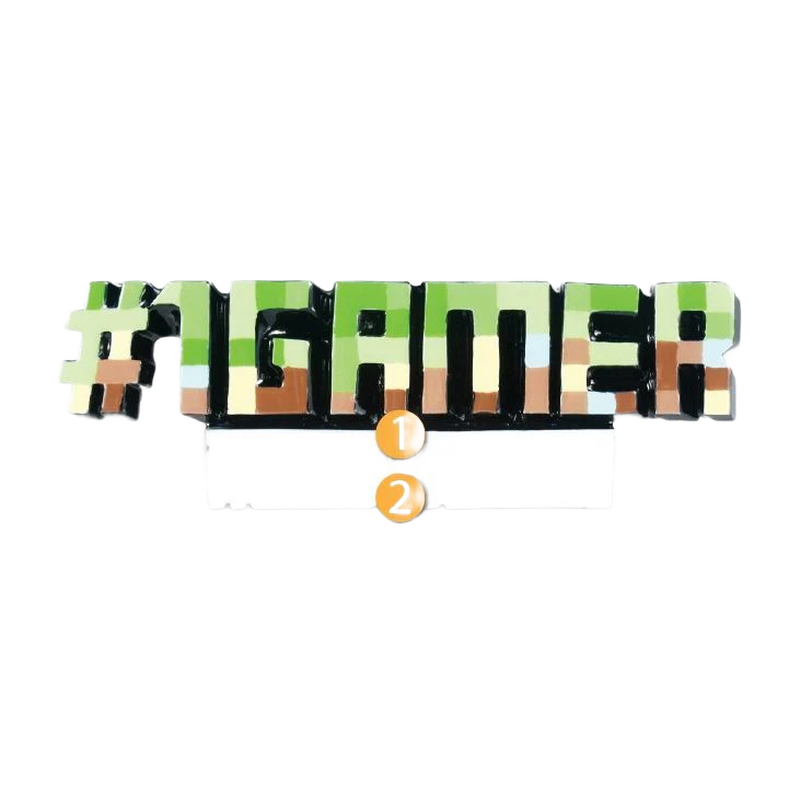 PolarX Personalized Lego #1 Gamer Ornament