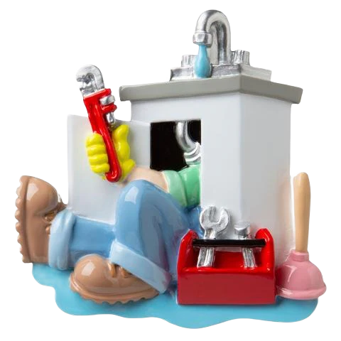 PolarX Personalized Plumber Ornament - Image 2