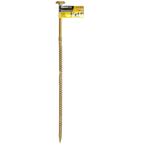 Power Pro 3/8 In. x 12 In. Structural Lag Screw