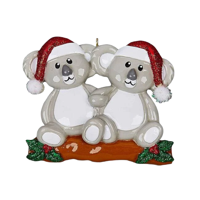 Rudolph & Me Personalized Koala Couple Ornament - Image 2