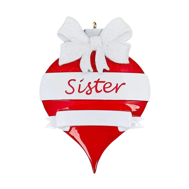 Rudolph & Me Personalized Sister Ornament - Image 2