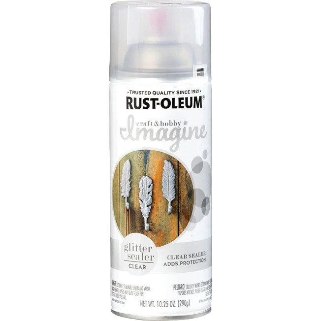 Rust-Oleum Intense Clear Sealer Imagine Glitter Spray Paint, 10.25 oz
