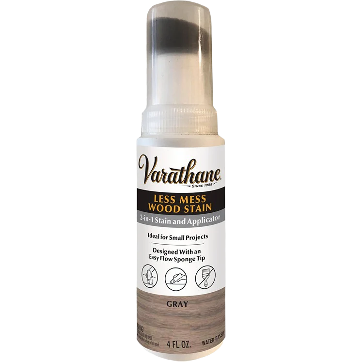 Rust-Oleum Varathane Gray Less Mess Wood Stain, 4 oz.