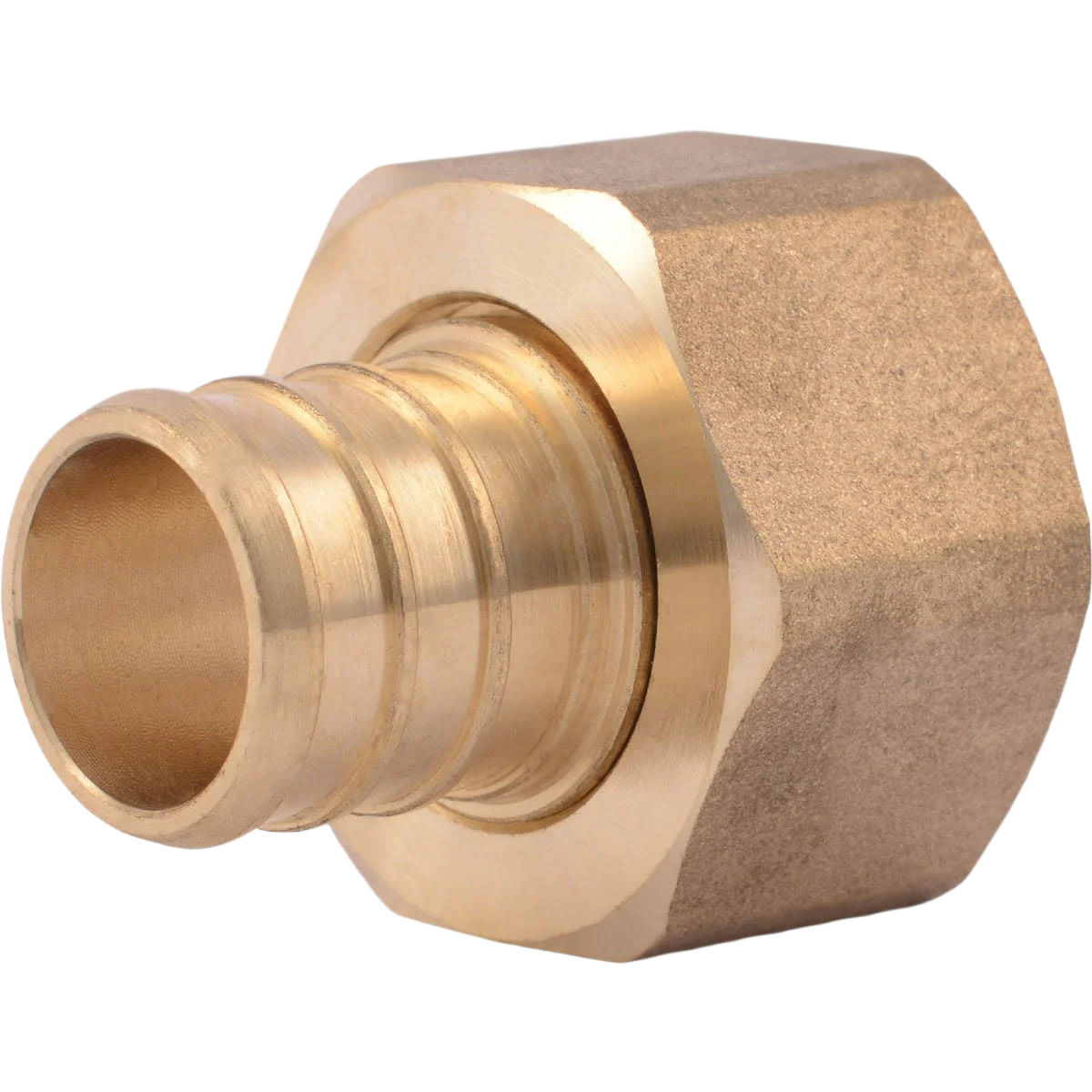SharkBite Brass Straight Swivel Adapter