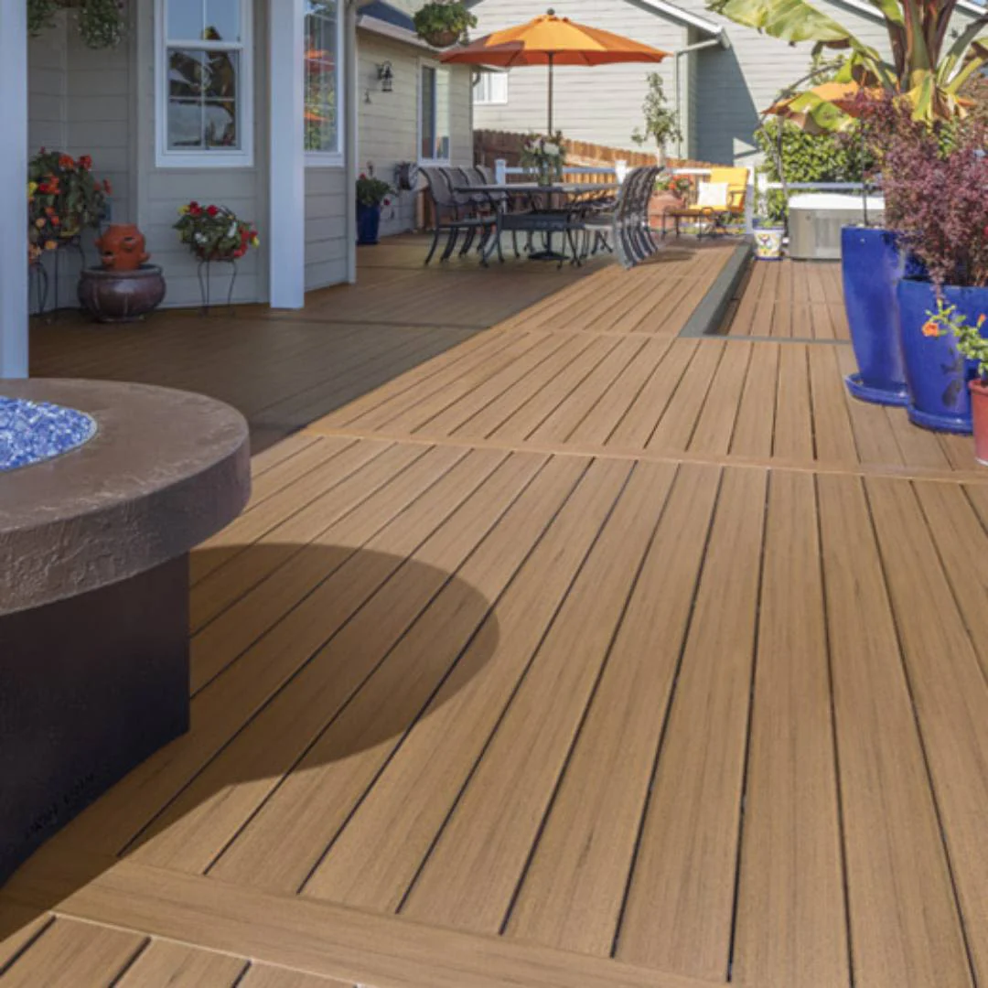 TimberTech 12 ft. Prime+ Collection Riser Board, Coconut Husk® - Image 2