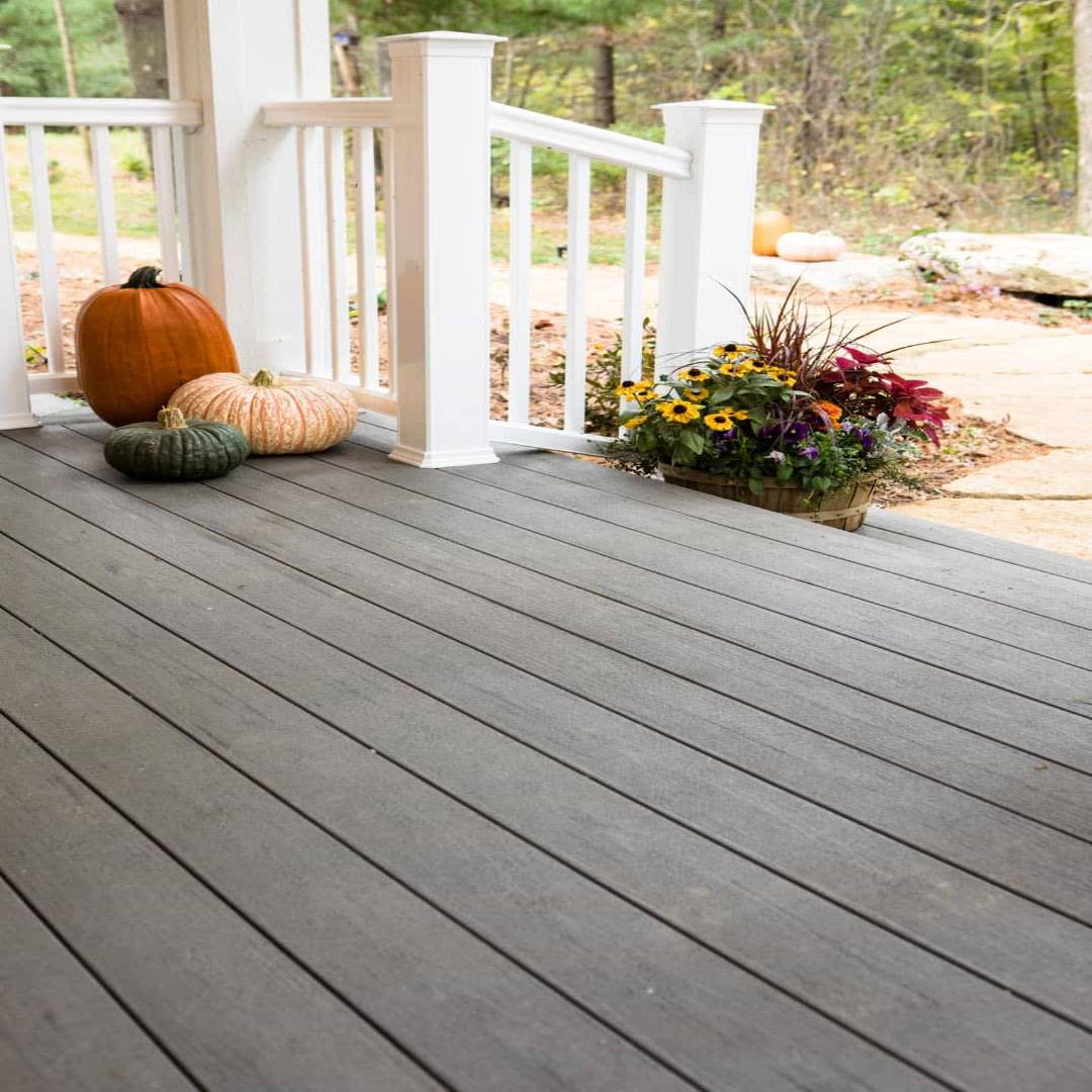 TimberTech 20' PRO Terrain Collection Square Shoulder, Silver Maple - Image 2