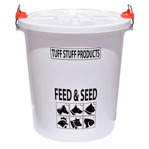 Tuff Stuff Feed Storage Drum with Locking Lid, 12 gal.