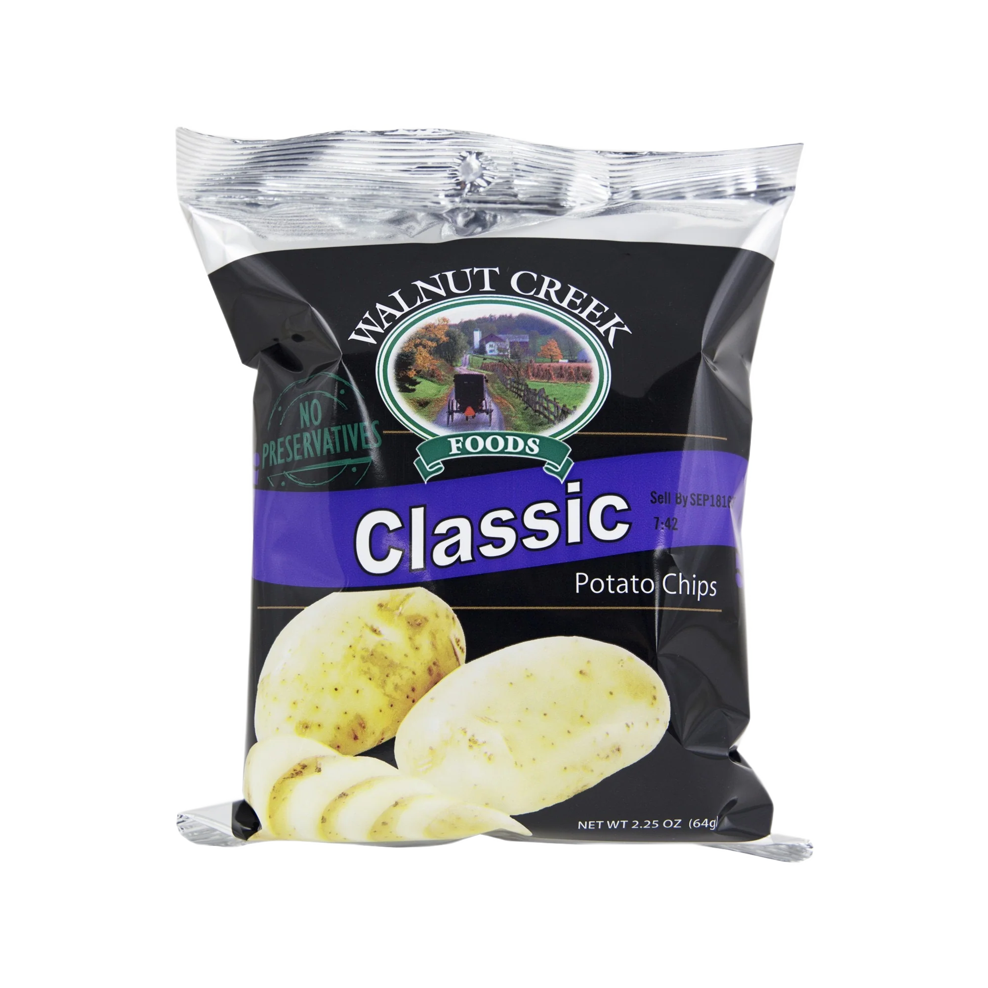 Walnut Creek Classic Potato Chips, 2.25 oz.