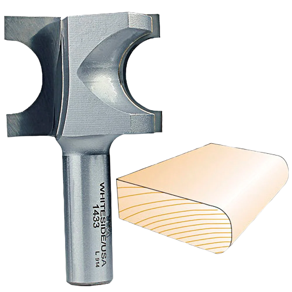 Whiteside Bull Nose Bit 1/2 in. SH x 3/8 in. R x 3/4 in. CD
