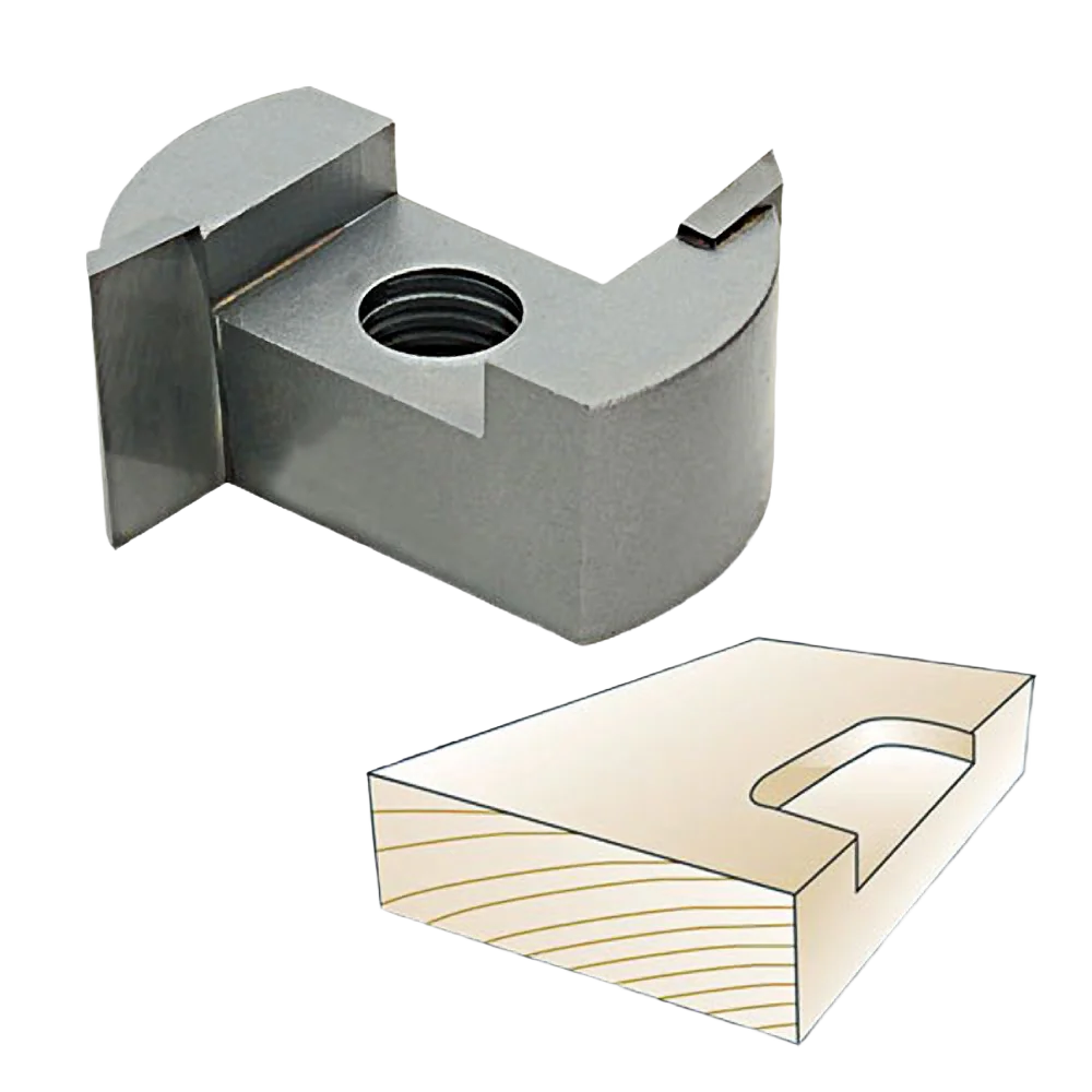 Whiteside Screw Type Helix Mortise Cutter w/Downshear 1-1/4 in. CD